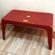 Meja Kopi Plastik Tenmi - warna merah