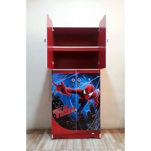  Lemari  Pakaian  anak  Spiderman  BP 14002 Tampak dalam 