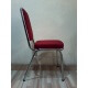 Kursi Susun Matrix - warna merah - tampak samping