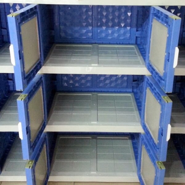  Lemari Plastik Akako  Super Jumbo 12 pintu warna biru 