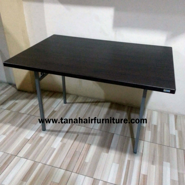  Meja  Lipat  Orbitrend walnut