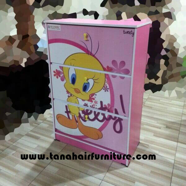  Rak  Sepatu  Tweety model  Kipas