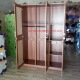 Lemari Pakaian 3 Pintu Kirana Bambu LPC 7023 - terbuka