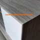 Rak TV minimalis pintu geser Graver Credenza 2282 - tampak permukaan dan sudut