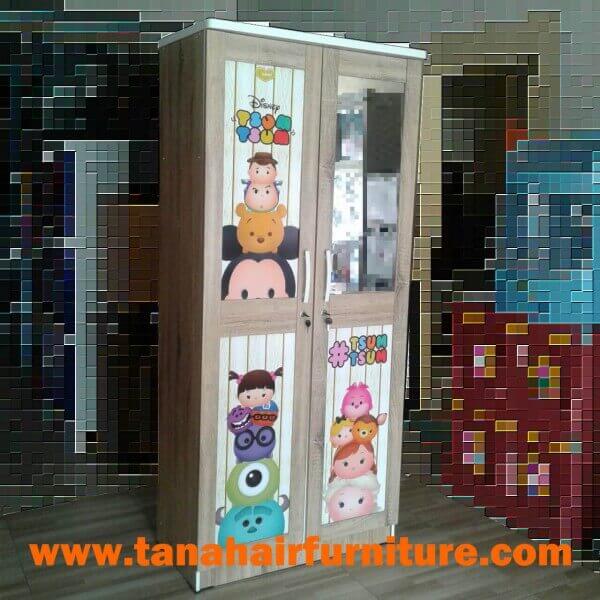  Lemari Pakaian 2 Pintu Tsum Tsum