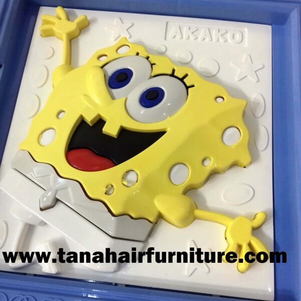  Lemari  Plastik  Akako  Jumbo  12 pintu biru spongebob 