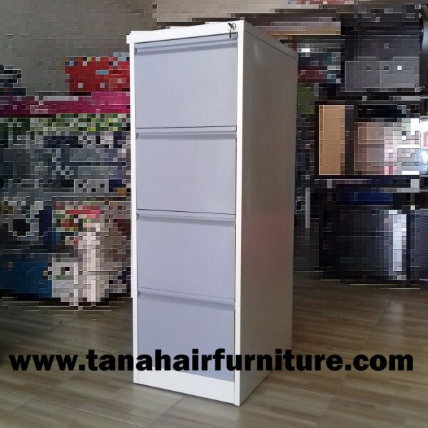 Filing Cabinet lemari arsip New Line  susun 4 tampak 