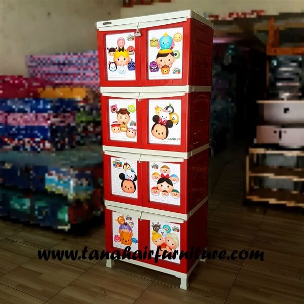  Lemari Plastik Napolly  BCBC X48 TSUM TSUM tampak keseluruhan