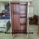 Lemari Pakaian 2 Pintu Modesto - tampak dalam - tampak gantungan