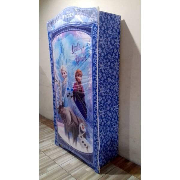  Lemari  Pakaian  2 pintu Frozen  Snow Flakes tampak samping 